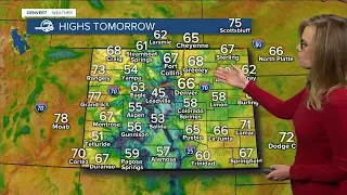 Temperatures staying mild, rain for Mother's Day