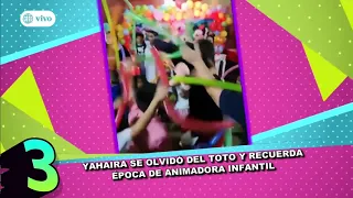 Yahaira Plasencia cautivó a todos al convertirse en animadora infantil