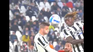 Moise Kean Funny goal Vs Roma