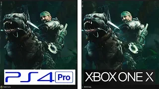 Call of Duty Black OPS 4 | PS4 Pro vs ONE X | 4k Graphics & Framerate Comparison