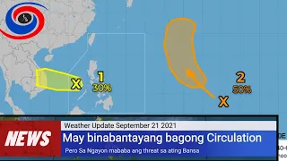 LPA Update Today|Weather Update Today September 21 2021|PAGASA Weather Forecast