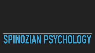 Spinozian Psychology