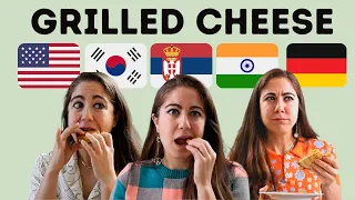 5 Grilled Cheese Sandwiches from 5 Countries (🇺🇲🇰🇷🇮🇳🇩🇪🇷🇸)