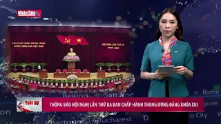 Thông báo Hội nghị lần thứ ba Ban Chấp hành Trung ương Đảng khóa XIII