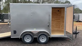 Fast Cargo 6X12 Tandem Axle Enclosed Trailer (Walk Through)