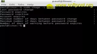 How to set the user account expiry date in Linux