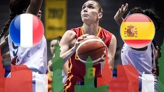 France v Spain - Full Game - Quarter-Finals - FIBA U20 Women's European Championship 2018