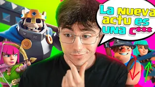 BENIJU OPINA SOBRE LA PEOR ACTUALIZACIÓN DE CLASH ROYALE jugando mortero xd 😡