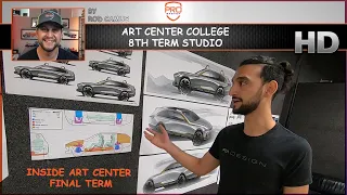 Art Center  College of Design. 8th term students studio inside look