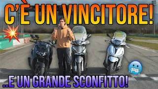 SFIDA: Honda SH 350 VS Piaggio BEVERLY 400 VS ZONTES 350D! - Comparativa Scooter migliore A2