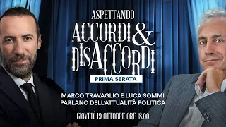 Travaglio e Sommi in prima serata con Accordi&Disaccordi, tra Israele e la politica italiana