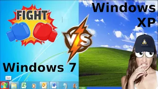 Windows 7 vs Windows XP: RAM + CPU Usage