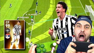 BU 100 LÜK ÇOCUK YENİ RONALDO ! GENÇ VLAHOVİC EFSANE 😱 PES 22 MOBİLE TOP AÇILIMI EFOOTBALL !