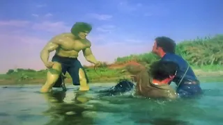 The Incredible Hulk Jake Hulk lassos Marvin and Buford scene
