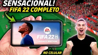 ESPETACULAR! SAIU FIFA 22 COMPLETO COM MODO CARREIRA,BRASILEIRÃO E CAMPEONATOS NO CELULAR - OFFLINE