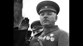Выступление Климента Ефремовича Ворошилова на параде 7 ноября 1937 года