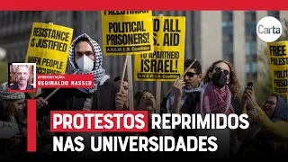 ENTENDA AS MANIFESTAÇÕES PRÓ-PALESTINA QUE SE ESPALHAM PELOS EUA | Reginaldo Nasser