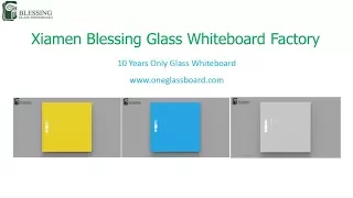 Glass Dry Erase Board Application