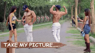 Asking girls to take my picture part 5 || Sam khan