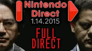 Full Uncut Etika Reaction to the U.S. Nintendo Direct on January 14th, 2015, at 6:00PM EST