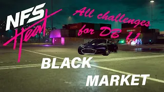 NFS: Heat | NEW DLC: Black Market - All challenges for Aston Martin DB 11