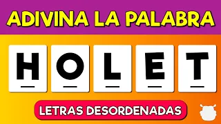 ¿CUÁNTAS PUEDES ADIVINAR?🧐 🧐  Adivina la palabra letras desordenadas