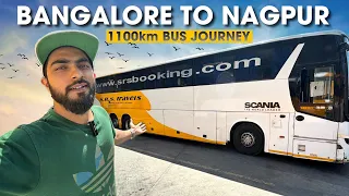 Bangalore to Nagpur Bus journey in SRS Travels Scania Bus