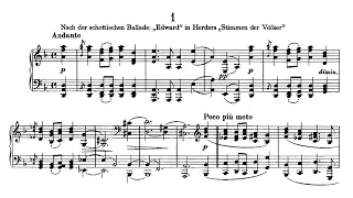 Brahms: Ballade in D minor, Op. 10 No. 1 - Krystian Zimerman, 1980 - Deutsche Grammophon 3301 052