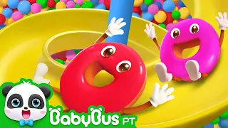 A Dança dos Donuts | Aprender Cores | Aprender Números | Músicas Infantis | BabyBus Português