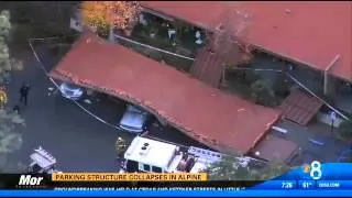 Alpine Parking Structure Collapses - Dec 3, 2013