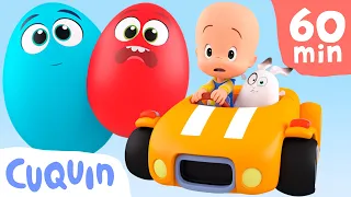 Surprise eggs with cars 🚖! Learn colors and more with Cuquin's educational videos  for baibes