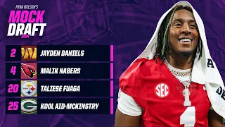 2024 NFL Mock Draft: Malik Nabers FIRST wide receiver drafted, Packers take Kool-Aid | CBS Sports