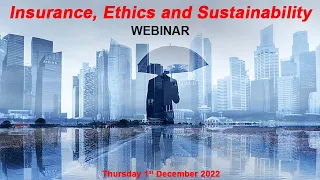 Webinar Insurance, Ethics and Sustainability