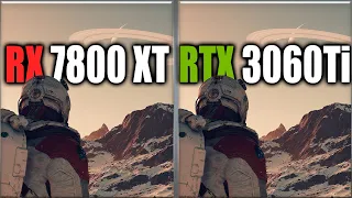 RX 7800 XT vs RTX 3060 Ti Benchmarks - Tested in 20 Games