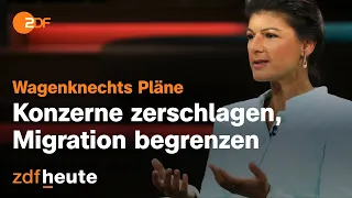 Wagenknecht stellt mögliches Partei-Programm vor | Markus Lanz vom 19. September 2023