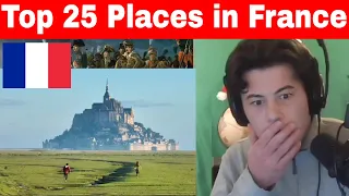 American Reacts Top 25 Places To Visit in France - Travel Guide | Ryan Shirley