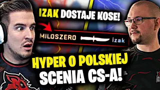 IZAK DOSTAJE KOSE 🤣 HYPER O POLSKIEJ SCENIE 😱