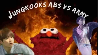 jungkooks abs vs army