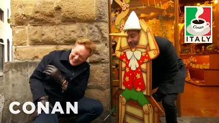 Conan & Jordan Schlansky Hit The Streets Of Florence | CONAN on TBS