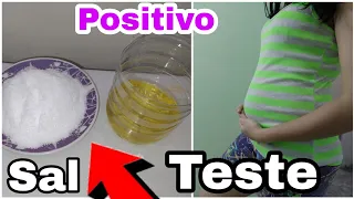 TESTE CASEIRO DO SAL 100% GRAVIDEZ?