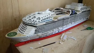 Homemade Cruise Ship Wonder of the Seas Progress!