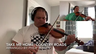 Take Me Home, Country Roads - arranged for two violins and guitar