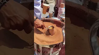 Never Ending Coffee: Turkish Street Coffee #shorts