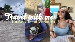 that time we went diving in Utila | visiting a chocolate factory, volleyball and more diving