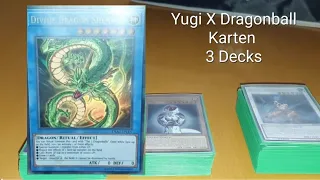 Yugi X Dragonball Karten / 3 verschiedene Decks!