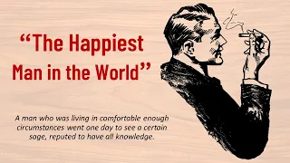 The Happiest Man in the World 🌻 Learn English Through Story | Improve Your Listening Skills