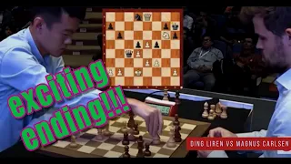 Ding Liren (2791) vs Magnus Carlsen (2847)  | 2019 Grand Chess Tour Tata Steel - 1x0