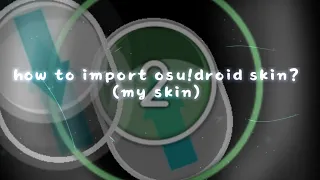 How to import osu!droid skins