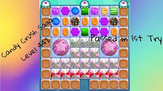 Candy Crush Saga | Level 442 | Passed in 1st Try | Mobile Game