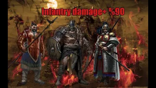 clash of kings infantry damage +90 %